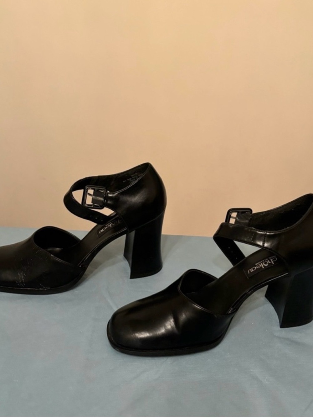 FREE with $15 purchase of ladies clothing. Le Chateau Black Shoes with Heel